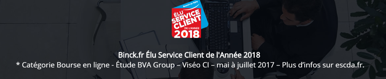 binck élu service client