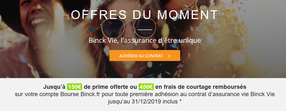binck vie 150€